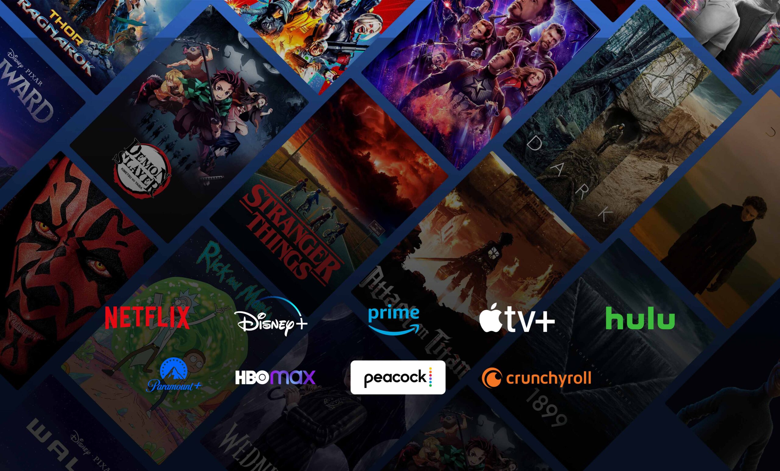 Movie Series in Streaming Services like Netflix, DisneyPlus, Amazon Prime Video